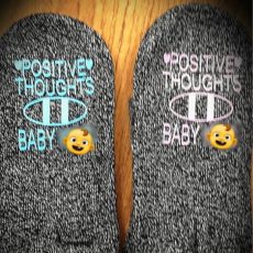 Positive Thoughts IVF Socks