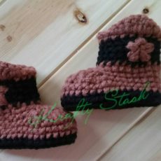 Crocheted Cowboy Boots