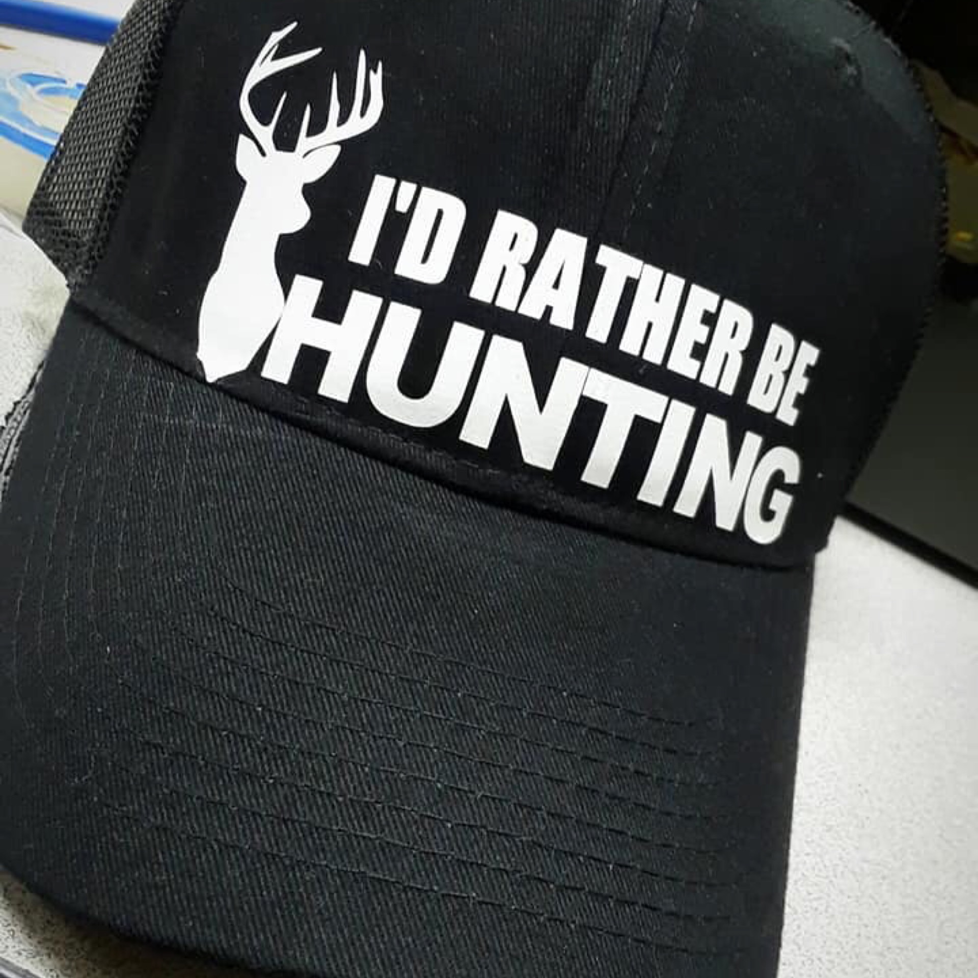 I’d Rather Be Hunting Hat – Krafty Stash