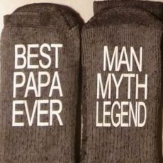 Best Papa Ever Socks