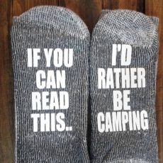 I’d Rather Be Camping Socks